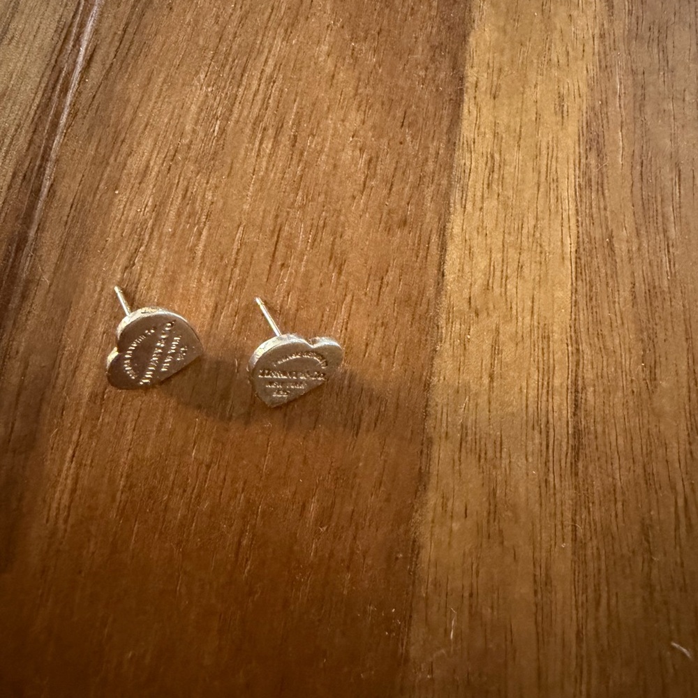 Tiffany & Co. Silver Heart Earrings
